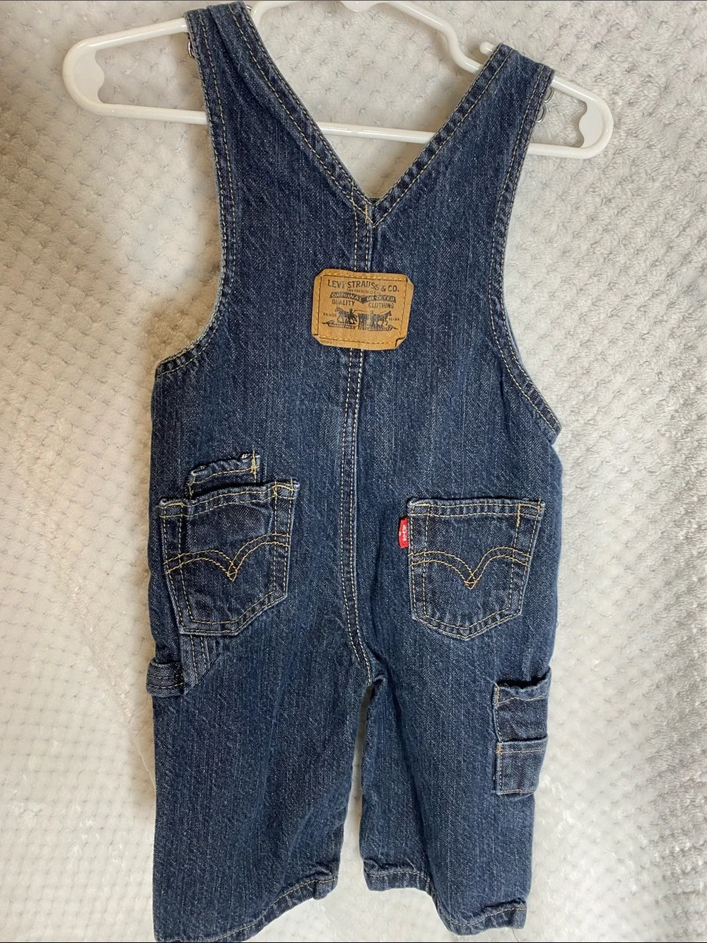 Levi’s Blue Jeans Baby Denim Overalls